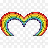 半颗彩虹爱心-空若网 半颗彩虹爱心-空若网