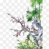 梅花绿色-空若网 梅花绿色-空若网