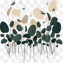 创意秋季树叶插画设计-空若网 创意秋季树叶插画设计-空若网