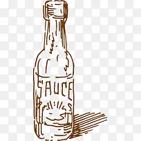 手绘调料瓶-空若网 手绘调料瓶-空若网