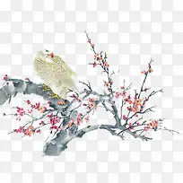 现代简约墨绿色树枝-空若网 现代简约墨绿色树枝-空若网