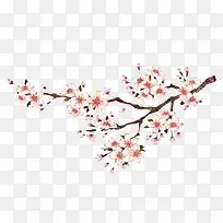 现代简约粉色树枝-空若网 现代简约粉色树枝-空若网