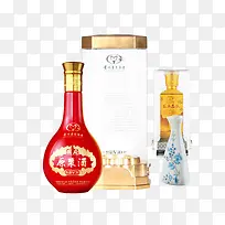 红色酒瓶子平面设计-空若网 红色酒瓶子平面设计-空若网