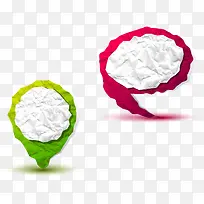 皱纸多彩气泡对话框-空若网 皱纸多彩气泡对话框-空若网