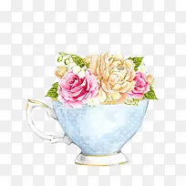 清新可爱手绘杯子茶杯-空若网 清新可爱手绘杯子茶杯-空若网