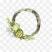 树枝圆环-空若网 树枝圆环-空若网