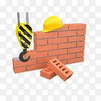 工地施工插画-空若网 工地施工插画-空若网