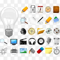 矢量灯泡-空若网 矢量灯泡-空若网