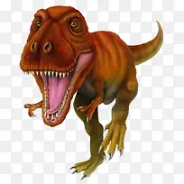 橙色渐变恐龙插画-空若网 橙色渐变恐龙插画-空若网