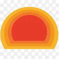 橙色渐变图案-空若网 橙色渐变图案-空若网