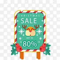 落雪冬季促销宣传板-空若网 落雪冬季促销宣传板-空若网