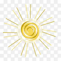 手绘简约装饰太阳海报设计-空若网 手绘简约装饰太阳海报设计-空若网