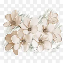 彩铅古风花朵装饰素材-空若网 彩铅古风花朵装饰素材-空若网