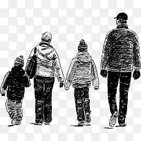 奔跑的背影手牵手-空若网 奔跑的背影手牵手-空若网