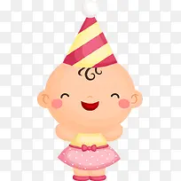 生日帽女孩-空若网 生日帽女孩-空若网