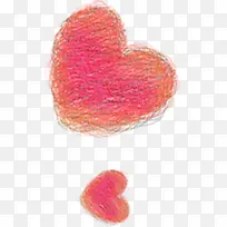 粉色丝线创意爱心-空若网 粉色丝线创意爱心-空若网