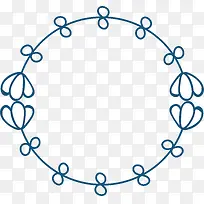 深蓝色圆形简约边框-空若网 深蓝色圆形简约边框-空若网