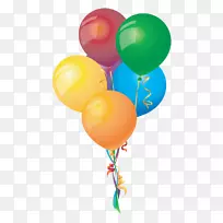 生日气球派对剪贴画-降落伞-空若网 生日气球派对剪贴画-降落伞-空若网
