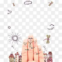 免抠卡通手绘手指表情-空若网 免抠卡通手绘手指表情-空若网