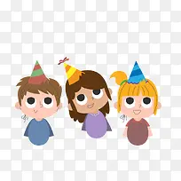 过生日小孩矢量图-空若网 过生日小孩矢量图-空若网