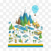 扁平化城市免费下载-空若网 扁平化城市免费下载-空若网