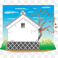 ʸÁ¿ÆÆ¾ÉµÄÎÝ×Ó±³¾°¿¨Í¨ËزÄ-¿ÕÈôÍø ʸÁ¿ÆÆ¾ÉµÄÎÝ×Ó±³¾°¿¨Í¨ËزÄ-¿ÕÈôÍø