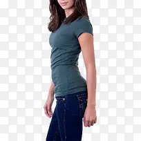 产品实物深绿女款侧面-空若网 产品实物深绿女款侧面-空若网