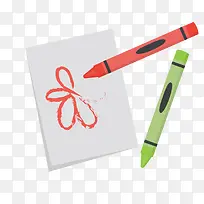 彩色扁平化画笔元素-空若网 彩色扁平化画笔元素-空若网