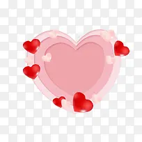 214情人节立体爱心背景-空若网 214情人节立体爱心背景-空若网