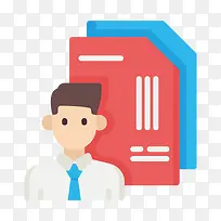 扁平化工程师PNG下载-空若网 扁平化工程师PNG下载-空若网