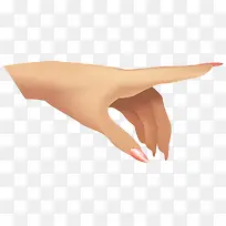 手绘美女手指指示方向-空若网 手绘美女手指指示方向-空若网