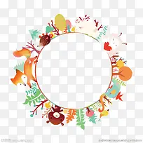 小动物边框-空若网 小动物边框-空若网