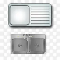 彩平图户型图厨房简约洗菜盆-空若网 彩平图户型图厨房简约洗菜盆-空若网