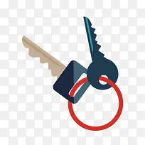 钥匙串PNG矢量-空若网 钥匙串PNG矢量-空若网