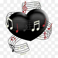 音符爱心-空若网 音符爱心-空若网