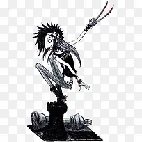 ���ô󵶲廭����-������