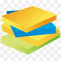 一摞纸png矢量素材-空若网 一摞纸png矢量素材-空若网