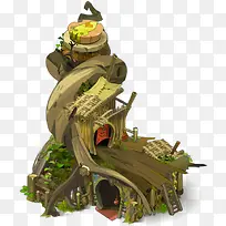 Q版树屋-空若网 Q版树屋-空若网