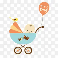 婴儿车里的婴儿-空若网 婴儿车里的婴儿-空若网