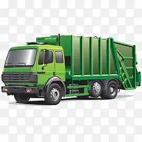 卡通手绘矢量绿色货车-空若网 卡通手绘矢量绿色货车-空若网