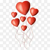 立体爱心气球图案-空若网 立体爱心气球图案-空若网