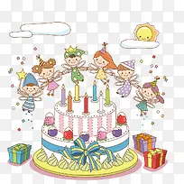 一起过生日的小天使-空若网 一起过生日的小天使-空若网