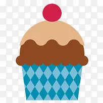 扁平化奶油纸杯蛋糕-空若网 扁平化奶油纸杯蛋糕-空若网