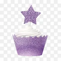 紫色纸杯奶油蛋糕-空若网 紫色纸杯奶油蛋糕-空若网