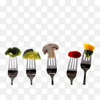 叉子蔬菜-空若网 叉子蔬菜-空若网