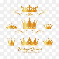 浪漫扁平化皇冠-空若网 浪漫扁平化皇冠-空若网