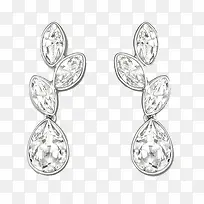 施华洛世奇首饰宝石耳环-空若网 施华洛世奇首饰宝石耳环-空若网