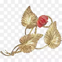 酒体珠宝胸针黄铜叶金-空若网 酒体珠宝胸针黄铜叶金-空若网