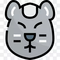 卡通白鼻子剪贴画-仓鼠-空若网 卡通白鼻子剪贴画-仓鼠-空若网