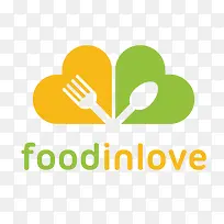 餐具和爱心-空若网 餐具和爱心-空若网